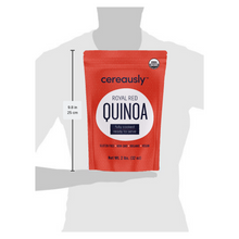 Load image into Gallery viewer, Fully Cooked Organic Red Quinoa (2 LB Pouch)