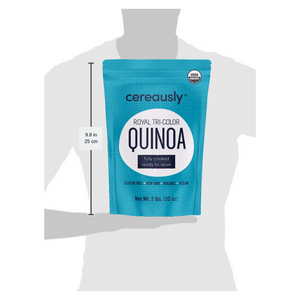 Fully Cooked Organic Tri-Color Quinoa (2 LB Pouch)